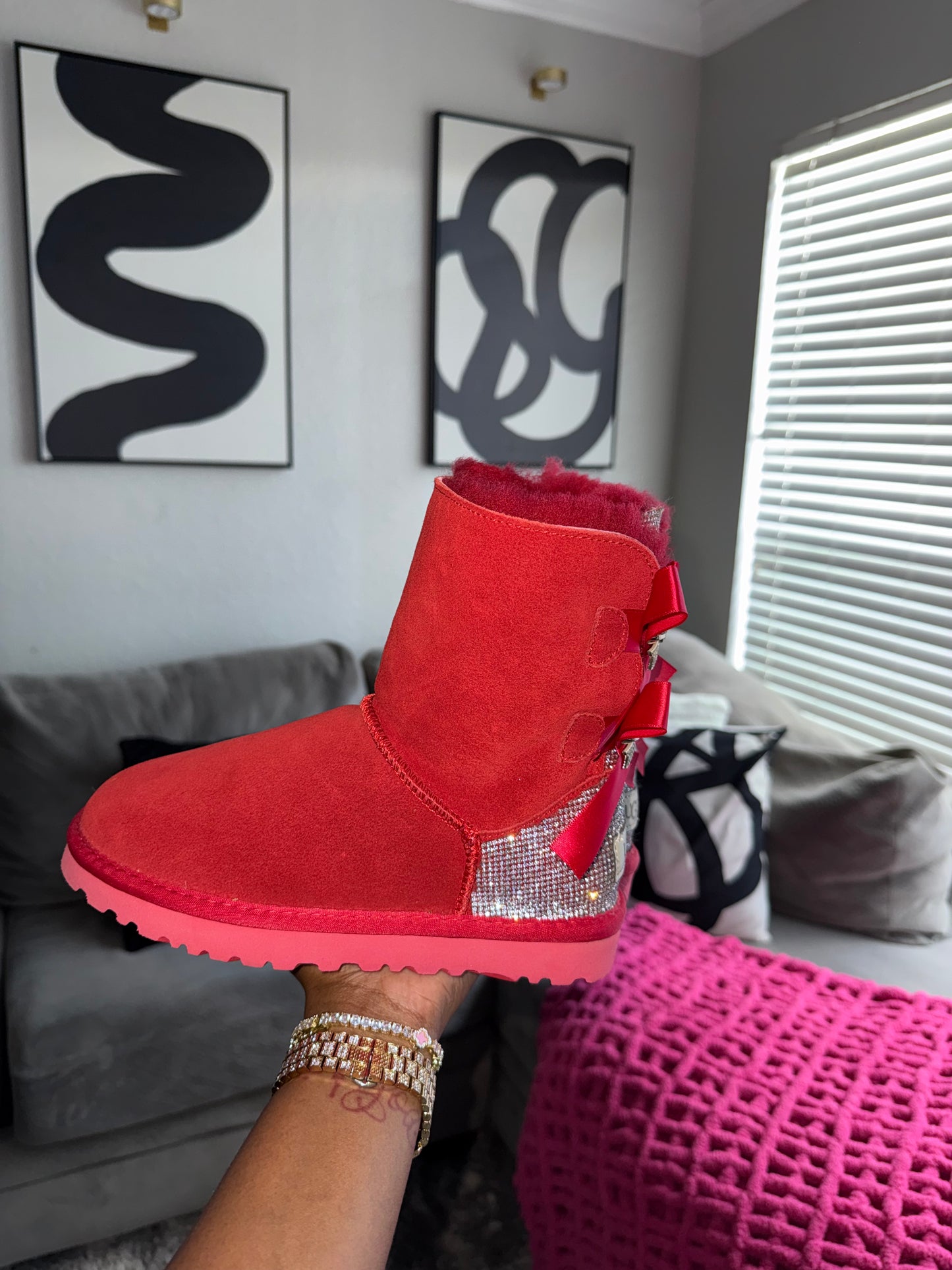 KIDS Custom Rhinestone Boots - Multiple Colors